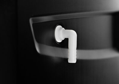 Ecoperla Vita water softener anti flooding elbow